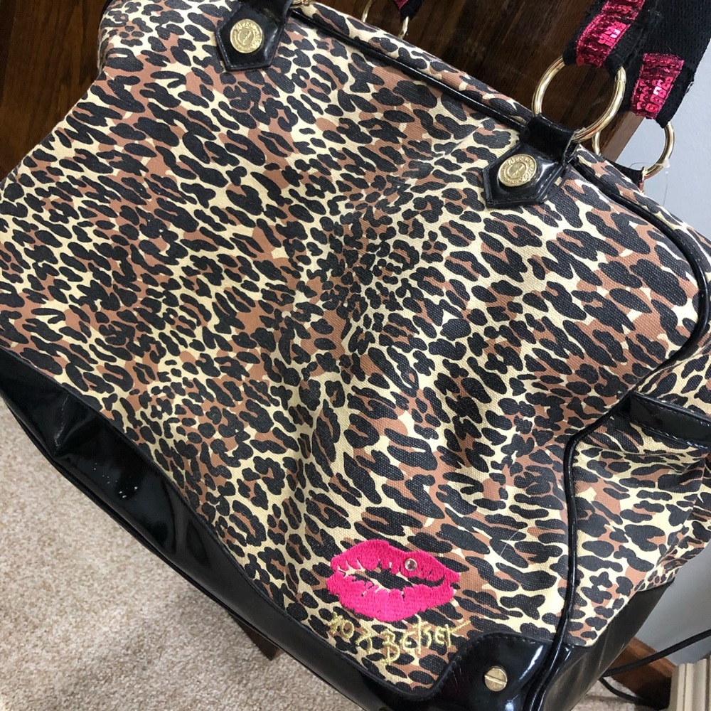 Betsey Johnson Large Duffle Overnight Bag